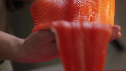 Red fish factory Stock Footage 80773388