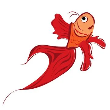 Red fish Illustrazione stock