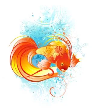 Red Fish Stock Illustration