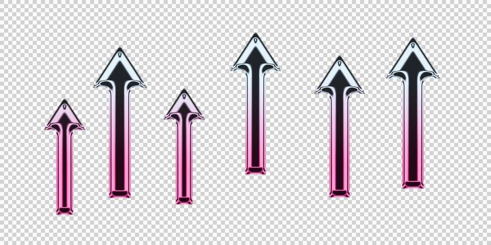 Red of five stylized candlesticks with flames on black background transparent Stock Illustration