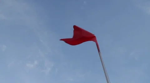 Red flag Stock Footage 2175522