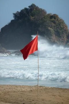 Red flag Stock Photos