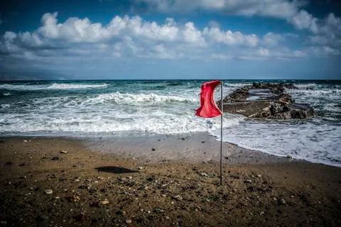 Red Flag Stock Photos