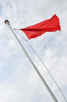 Red Flag Foto stock