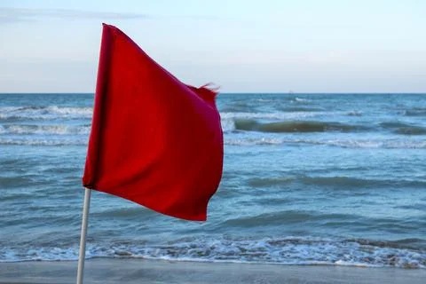 Red flag Stock Photos