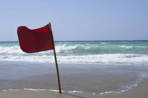 Red Flag Stock-Fotos