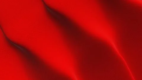 Red flag waving on wind. Stock-Illustration