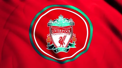 A red flag.Motion. The developing flag of the Liverpool football team . Use only Stock Footage 168709110