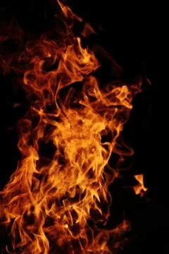 Red flame background Stock Illustration