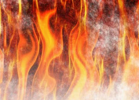 Red flame fire texture backgrounds Stock Illustration