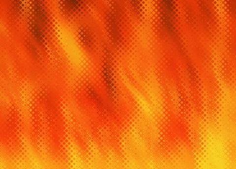 Red flame of fire through transparent glass Stock Illustration