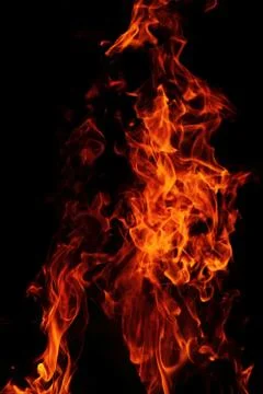 Red flames background Stock Illustration