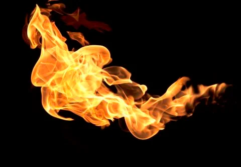 The red flames Stock Photos