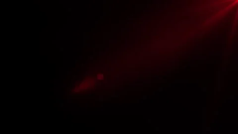 Red flare light beam, top right optical lens flares rays transition with opti Stock Footage 274472321