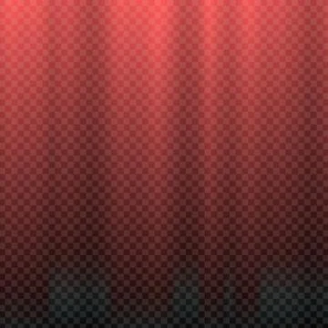 Red flare rays Illustrazione stock