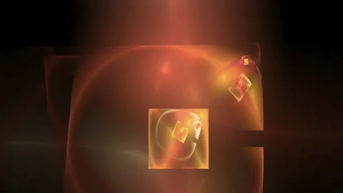 Red flares abstract loop motion background Stock Footage 91144603