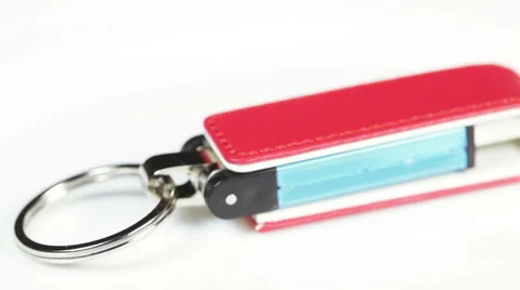 Red flash drives 스톡 동영상 48568621
