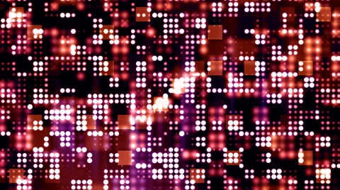Red Flashing Light Grid Stock Footage 41067690
