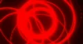 Red flashing rings on black background HD Footage