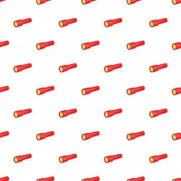 Red flashlight pattern, cartoon style イラスト素材