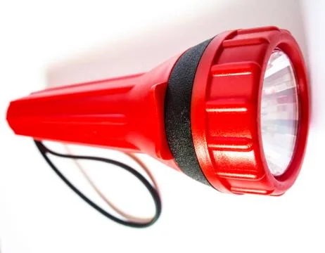 Red flashlight 스톡 사진