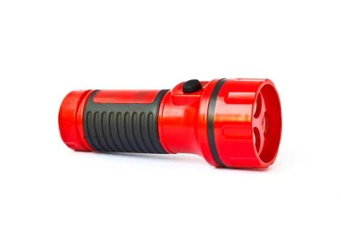 Red flashlight Stock Photos