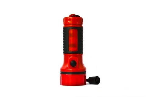Red flashlight Stock Photos