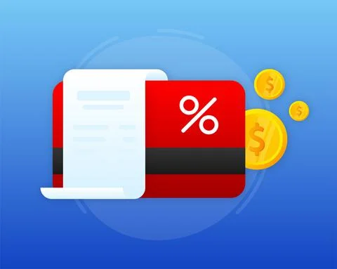 Red flat card on red background. Abstract creative background vector Ilustração Stock