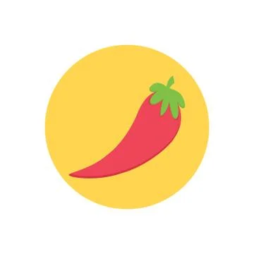 Red flat color icon Stock Illustration