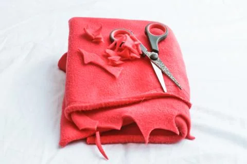 Red fleece Stock Photos