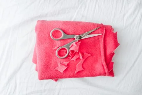 Red fleece Stock Photos