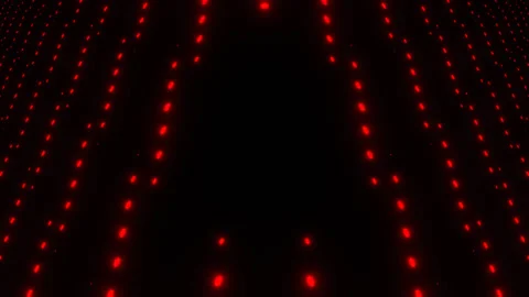 Red Flickering Bright Lights Background VJ Loop in 4K Stock Footage 345737902