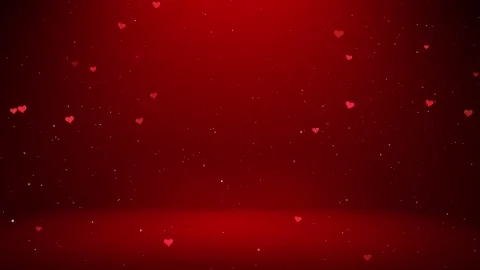 Red flickering hearts looping background 库存影片 332811577
