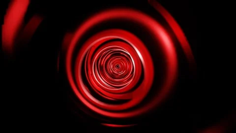 Red Floating Circles Background VJ Loop in 4K Stock Footage 310502611