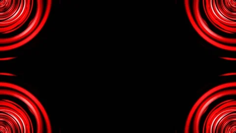 Red Floating Circles Kaleidoscope Background VJ Loop in 4K Stock Footage 339699124