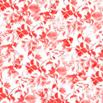 Red floral pattern Foto stock