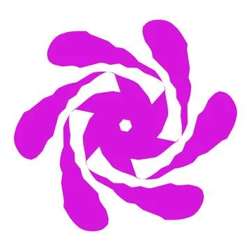 Red flower design Stock Illustration