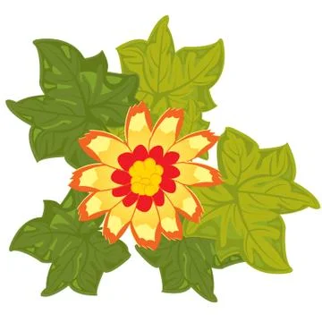 Red flower Stock Illustration
