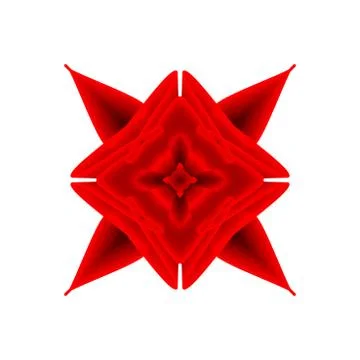 Red flower Stock Illustration