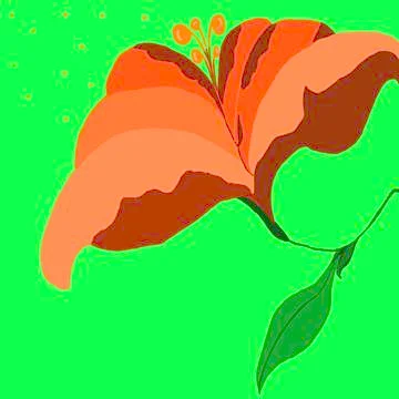 Red flower Stock-Illustration