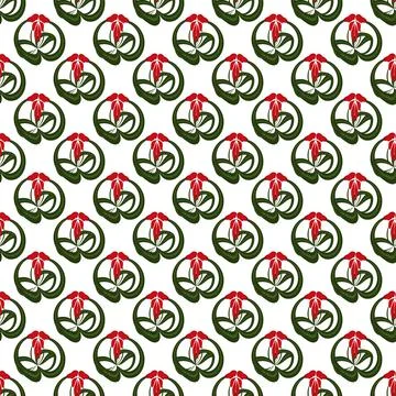 Red flower Stock Illustration