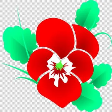 Red flower Stock Illustration