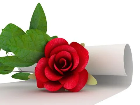 Red flower Foto stock