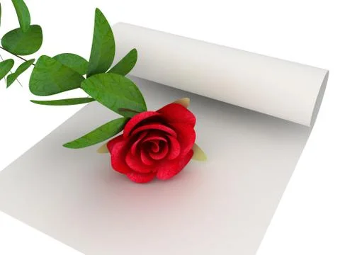 Red flower Foto stock