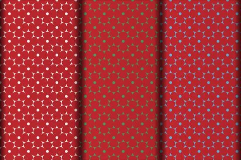 Red flower style vector eps seamless pattern design element. Ilustración de archivo