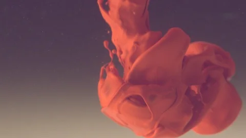 Red Fluid in Liquid Ultra Slow Motion Stock Footage 112998071
