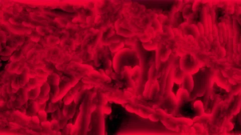 Red Fluid Magic Background 4K 50 FPS Stock Footage 256081959