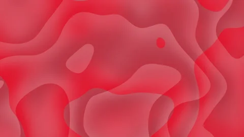 Red fluid shapes create an abstract textured background Stock Footage 299768505