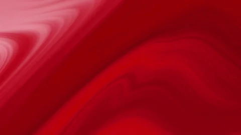 Red fluid swirling creates abstract smooth curves Vidéo 297607891