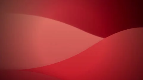 Red fluid waves flow in a seamless loop Stock Footage 341666082